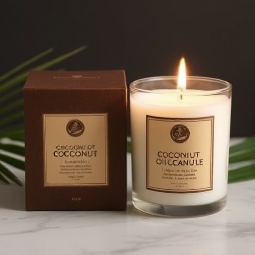 coconut oil candle